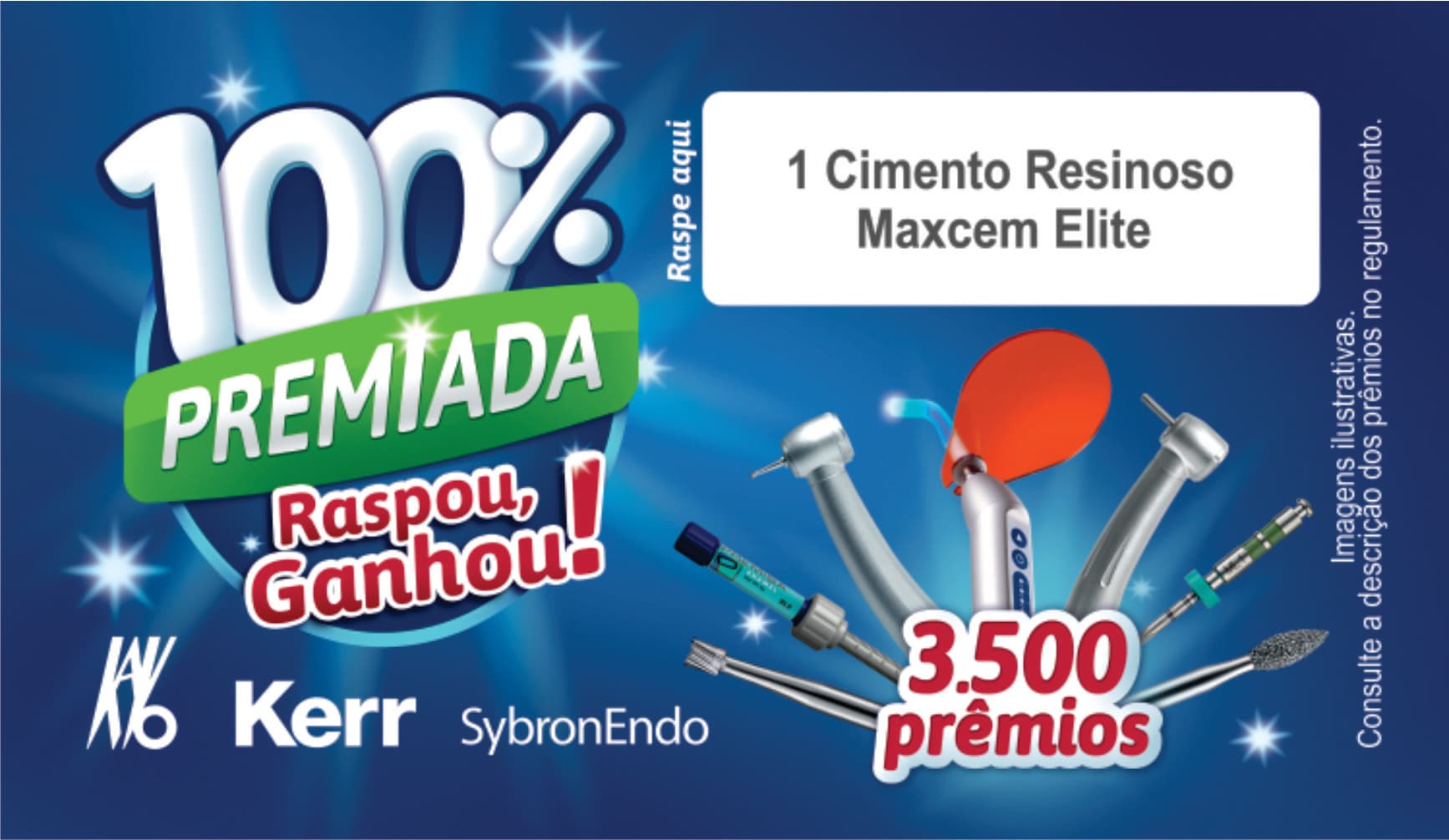 Raspadinha promocional Kavo