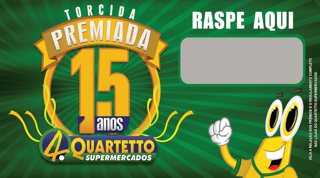 Raspadinha promocional Quartetto