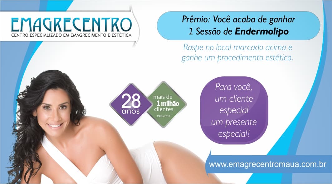 Raspadinha promocional Endermo